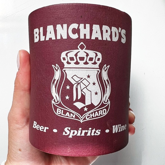 Vintage Blanchard’s Beer • Spirits • Wine foam can koozie - Picture 1 of 6